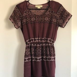 Urban outfitters vintage boho tribal midi dress